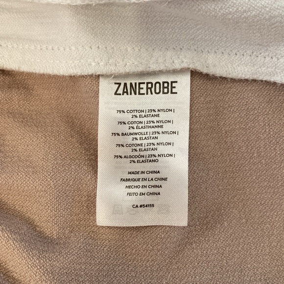 SZ 30 Zanerobe Tan Pants with White Sides • Drawstring and Zippered Pockets - Picture 7 of 7